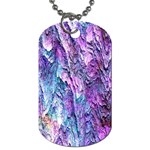 Background Peel Art Abstract Dog Tag (Two Sides) Front