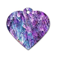 Background Peel Art Abstract Dog Tag Heart (one Side) by Sapixe