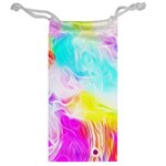 Background Drips Fluid Colorful Jewelry Bag Back