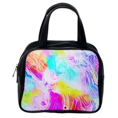 Background Drips Fluid Colorful Classic Handbag (one Side) by Sapixe