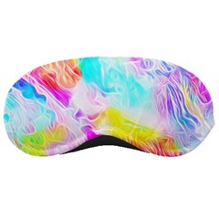 Background Drips Fluid Colorful Sleeping Masks by Sapixe