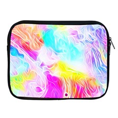 Background Drips Fluid Colorful Apple Ipad 2/3/4 Zipper Cases by Sapixe