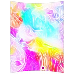 Background Drips Fluid Colorful Back Support Cushion by Sapixe