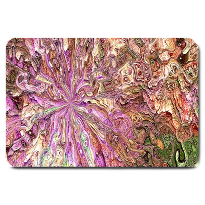 Background Swirl Art Abstract Large Doormat 