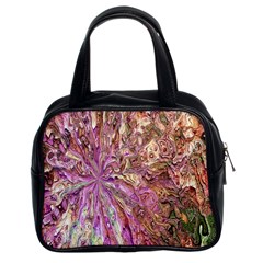 Background Swirl Art Abstract Classic Handbag (two Sides) by Sapixe