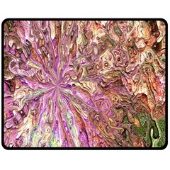 Background Swirl Art Abstract Fleece Blanket (medium)  by Sapixe