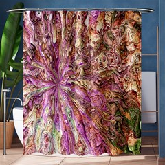 Background Swirl Art Abstract Shower Curtain 60  X 72  (medium)  by Sapixe