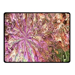 Background Swirl Art Abstract Double Sided Fleece Blanket (small)  by Sapixe