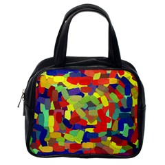 Abstract Art Structure Classic Handbag (one Side)