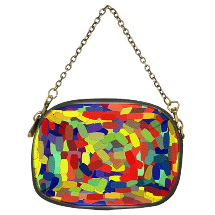 Abstract Art Structure Chain Purse (Two Sides)