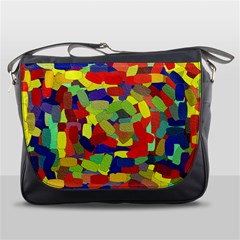 Abstract Art Structure Messenger Bag by Sapixe