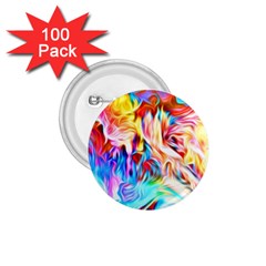 Background Drips Fluid Colorful 1 75  Buttons (100 Pack)  by Sapixe