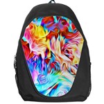 Background Drips Fluid Colorful Backpack Bag Front