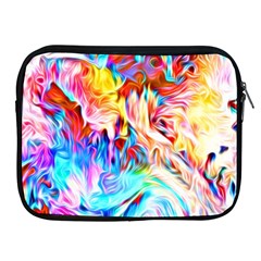 Background Drips Fluid Colorful Apple Ipad 2/3/4 Zipper Cases by Sapixe