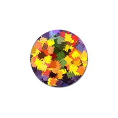 Mural Murals Graffiti Texture Golf Ball Marker by Sapixe