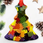 Mural Murals Graffiti Texture Ornament (Christmas Tree)  Front