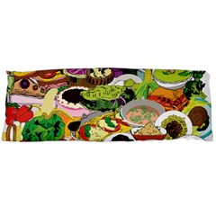 Eat Food Background Art Color Body Pillow Case (dakimakura) by Sapixe