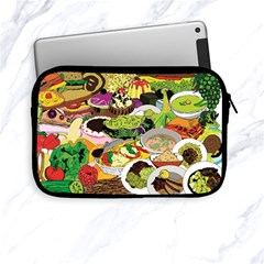 Eat Food Background Art Color Apple Ipad Mini Zipper Cases by Sapixe