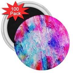 Background Art Abstract Watercolor 3  Magnets (100 Pack) by Sapixe