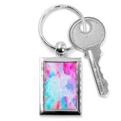 Background Drips Fluid Key Chains (rectangle)  by Sapixe