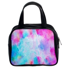 Background Drips Fluid Classic Handbag (two Sides) by Sapixe