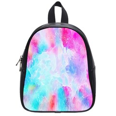 Background Drips Fluid School Bag (small) by Sapixe