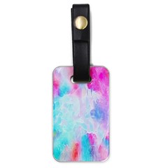 Background Drips Fluid Luggage Tags (one Side)  by Sapixe