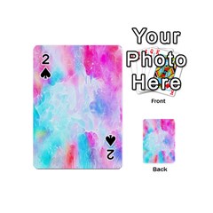 Background Drips Fluid Playing Cards 54 (mini) by Sapixe