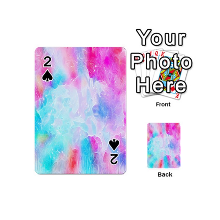 Background Drips Fluid Playing Cards 54 (Mini)