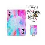 Background Drips Fluid Playing Cards 54 (Mini) Front - SpadeK