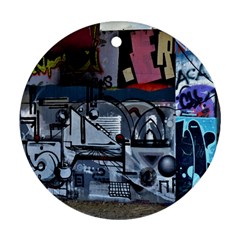 Lost Places Abandoned Train Station Ornament (round) by Sapixe