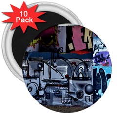 Lost Places Abandoned Train Station 3  Magnets (10 Pack)  by Sapixe