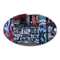 Lost Places Abandoned Train Station Oval Magnet by Sapixe