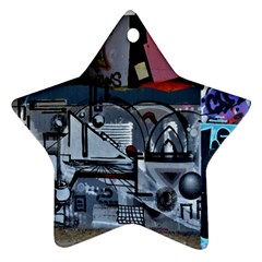 Lost Places Abandoned Train Station Star Ornament (two Sides) by Sapixe