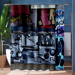 Lost Places Abandoned Train Station Shower Curtain 60  X 72  (medium)  by Sapixe