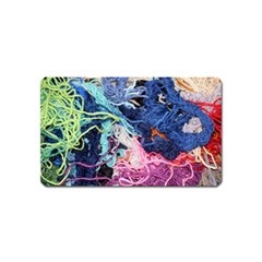 Wool Yarn Colorful Handicraft Magnet (name Card) by Sapixe