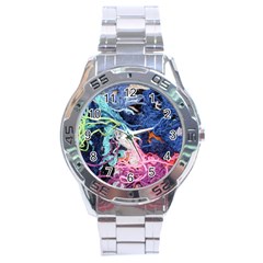 Wool Yarn Colorful Handicraft Stainless Steel Analogue Watch by Sapixe