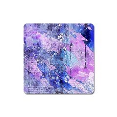 Background Art Abstract Watercolor Square Magnet by Sapixe