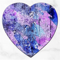 Background Art Abstract Watercolor Jigsaw Puzzle (heart)