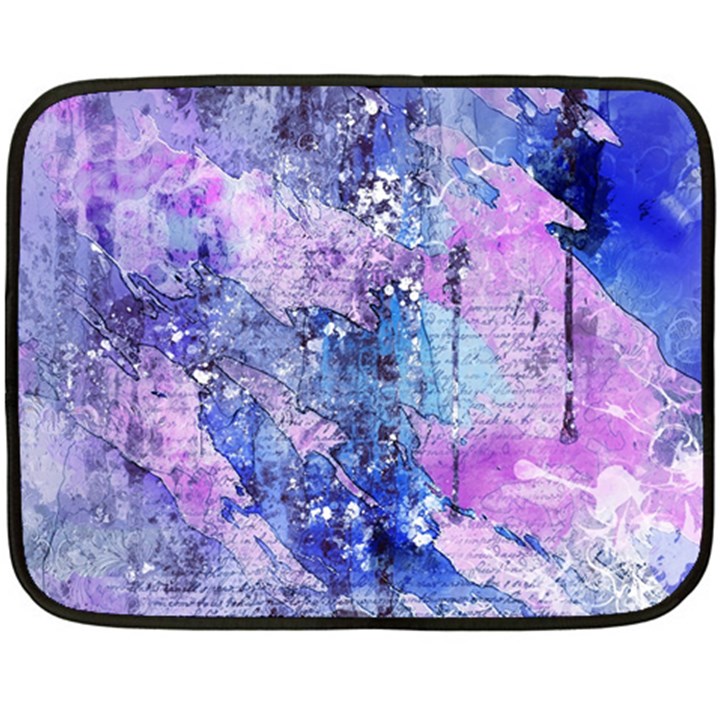 Background Art Abstract Watercolor Double Sided Fleece Blanket (Mini) 