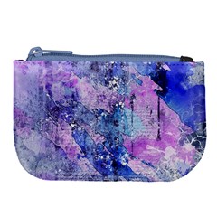 Background Art Abstract Watercolor Large Coin Purse by Sapixe