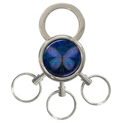 Butterfly Insect Nature Animal 3-ring Key Chains by Sapixe