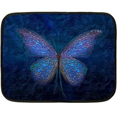 Butterfly Insect Nature Animal Fleece Blanket (mini) by Sapixe