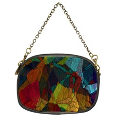 Background Color Template Abstract Chain Purse (two Sides) by Sapixe