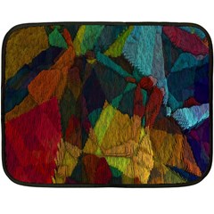 Background Color Template Abstract Fleece Blanket (mini) by Sapixe