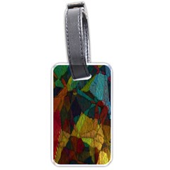 Background Color Template Abstract Luggage Tags (one Side)  by Sapixe