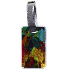 Background Color Template Abstract Luggage Tags (two Sides) by Sapixe