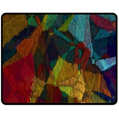 Background Color Template Abstract Double Sided Fleece Blanket (medium)  by Sapixe