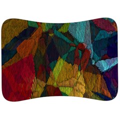 Background Color Template Abstract Velour Seat Head Rest Cushion by Sapixe