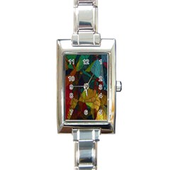 Background Color Template Abstract Rectangle Italian Charm Watch by Sapixe